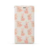 Front Side of Personalized Huawei Wallet Case with Farmer Animals design