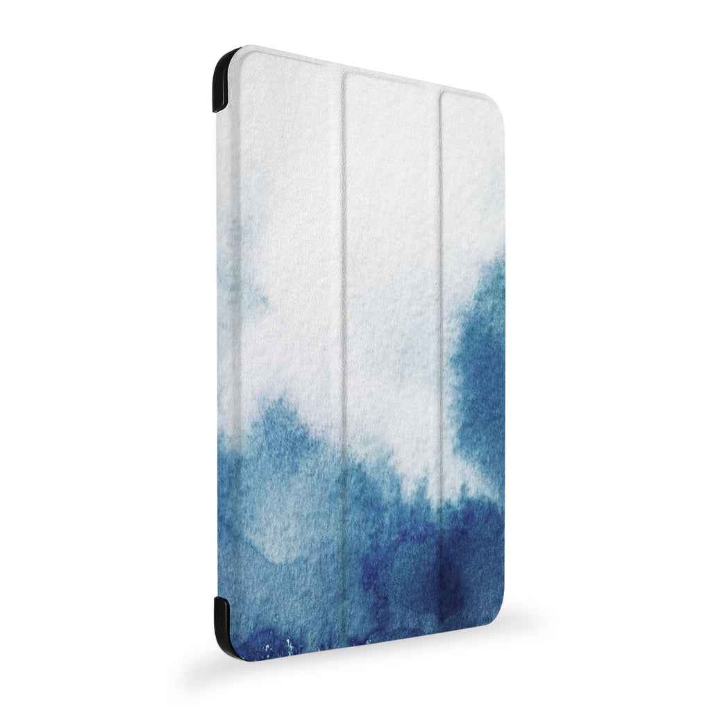 the side view of Personalized Samsung Galaxy Tab Case with Abstract Ink Painting design
