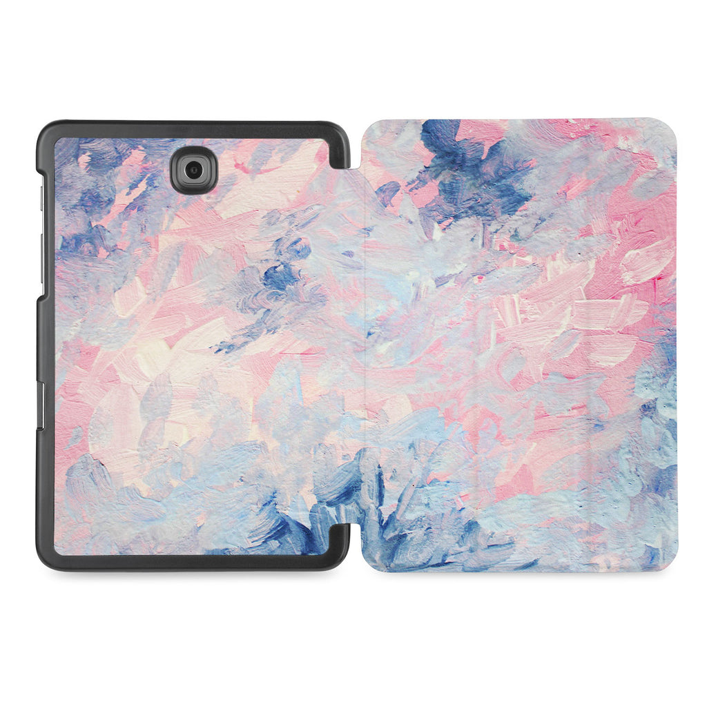the whole printed area of Personalized Samsung Galaxy Tab Case with Oil Painting Abstract design