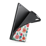 soft tpu back case with personalized iPad case with Rose design