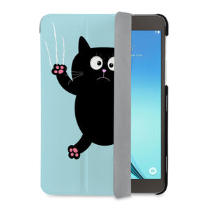 auto on off function of Personalized Samsung Galaxy Tab Case with Cat Kitty design - swap