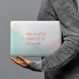 hardshell case with Positive design combines a sleek hardshell design with vibrant colors for stylish protection against scratches, dents, and bumps for your Macbook