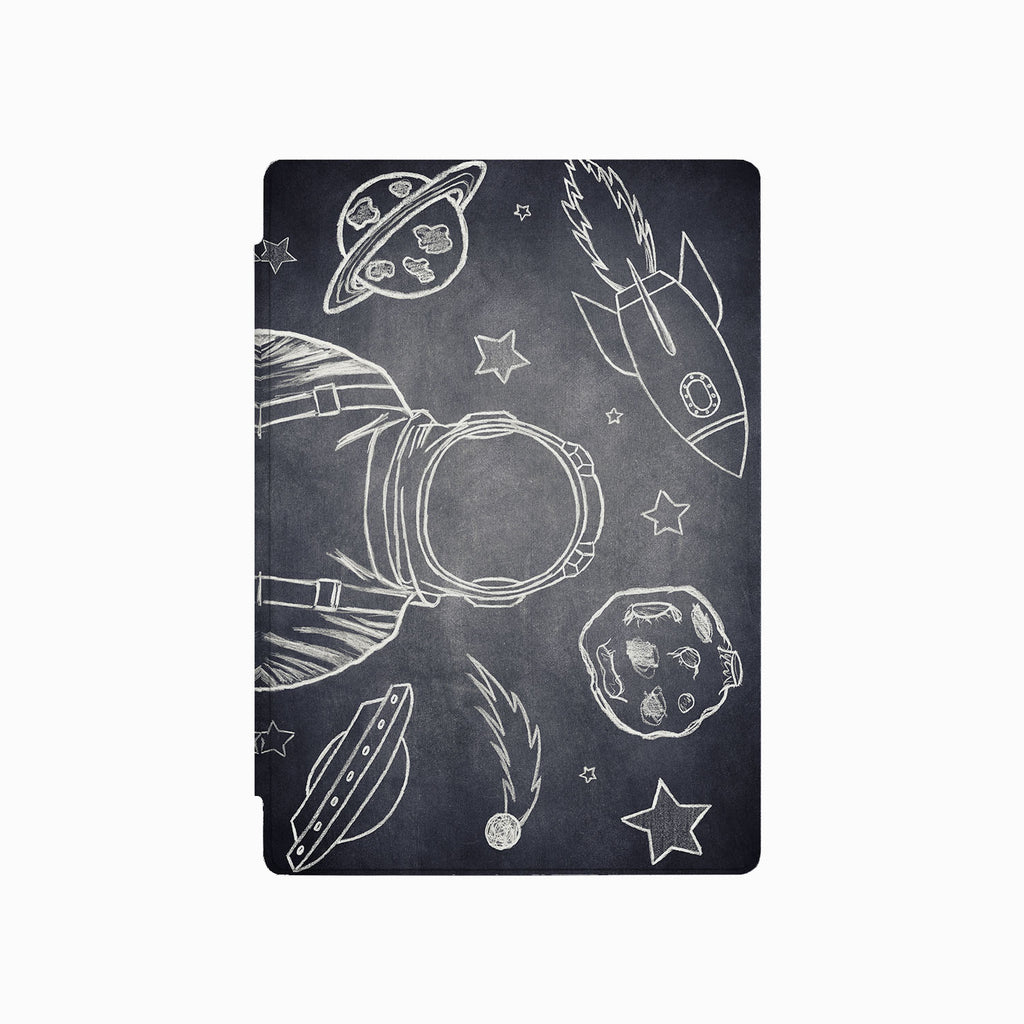 the front side of Personalized Microsoft Surface Pro and Go Case with Astronaut Space design