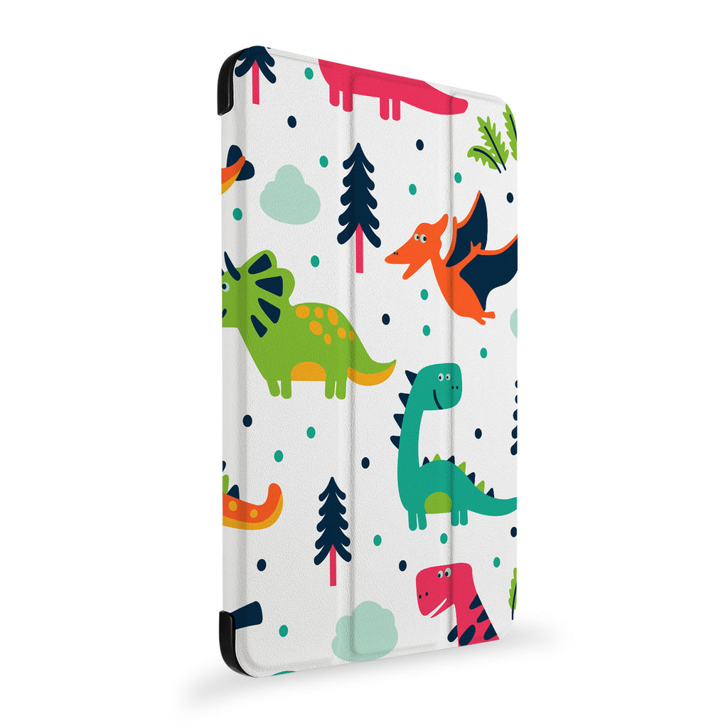 the side view of Personalized Samsung Galaxy Tab Case with Dinosaur design