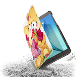 the drop protection feature of Personalized Samsung Galaxy Tab Case with Bear design
