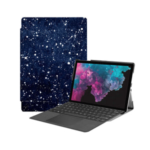 the Hero Image of Personalized Microsoft Surface Pro and Go Case with Galaxy Universe design