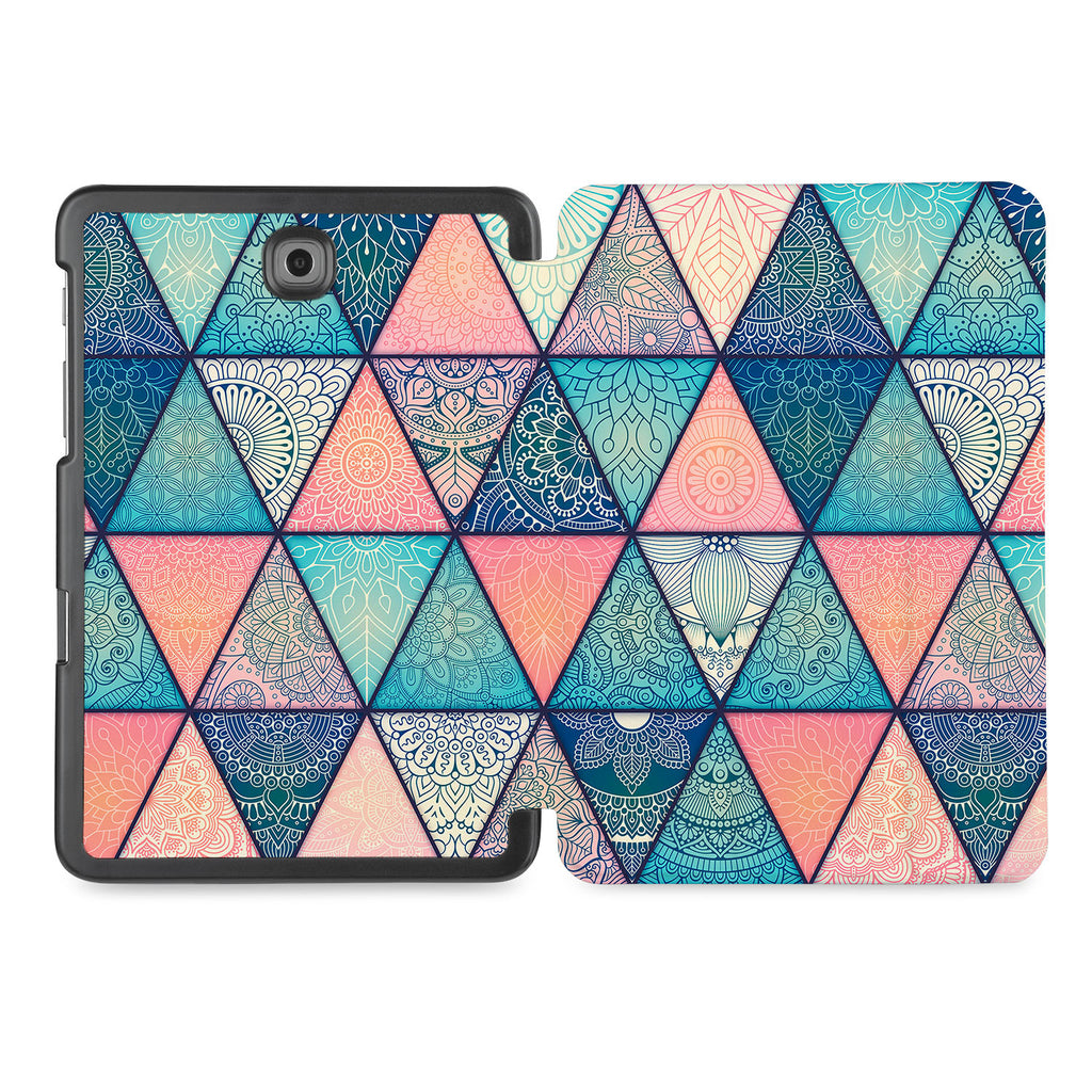 the whole printed area of Personalized Samsung Galaxy Tab Case with Aztec Tribal design