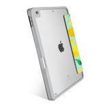 Vista Case iPad Premium Case with Fruit Design has HD Clear back case allowing asset tagging for the tablet in workplace environment.