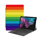 the Hero Image of Personalized Microsoft Surface Pro and Go Case with Rainbow design