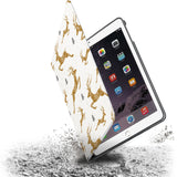 Drop protection from the personalized iPad folio case with Christmas design 