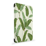 the side view of Personalized Samsung Galaxy Tab Case with Green Leaves design