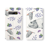 Personalized Samsung Galaxy Wallet Case with Bear desig marries a wallet with an Samsung case, combining two of your must-have items into one brilliant design Wallet Case. 