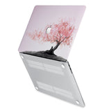 hardshell case with Love design has rubberized feet that keeps your MacBook from sliding on smooth surfaces