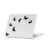 personalized microsoft laptop case features a lightweight two-piece design and Butterfly print