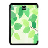 the back view of Personalized Samsung Galaxy Tab Case with Leaves design