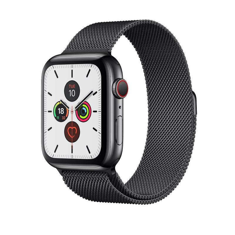 Milanese Loop Band for Apple Watch Series SE 6 5 4 3 Space Gray