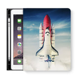 frontview of personalized iPad folio case with 4 design