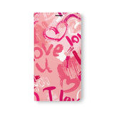 Front Side of Personalized Samsung Galaxy Wallet Case with 1 design