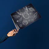 personalized microsoft laptop case features a lightweight two-piece design and Astronaut Space print