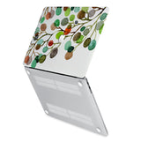 hardshell case with Leaves design has rubberized feet that keeps your MacBook from sliding on smooth surfaces