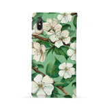 Back Side of Personalized iPhone Wallet Case with Flower design - swap