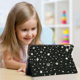 Enjoy the videos or books on a movie stand mode with the personalized iPad folio case with Space design