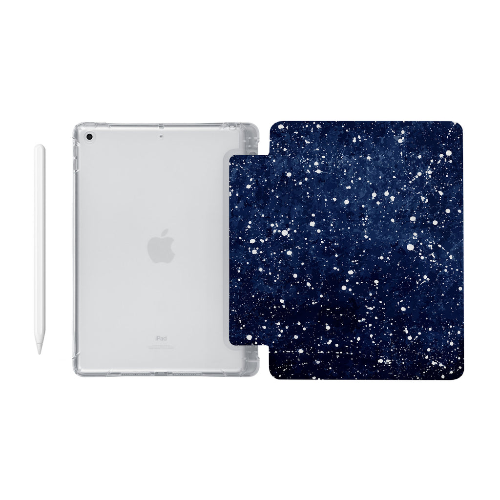 iPad SeeThru Casd with Galaxy Universe Design Fully compatible with the Apple Pencil