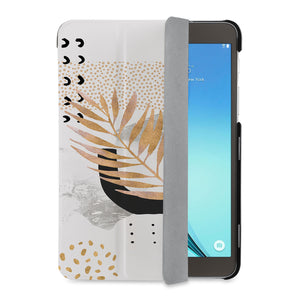 auto on off function of Personalized Samsung Galaxy Tab Case with Marble Flower design - swap