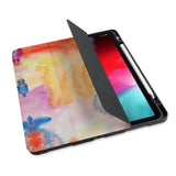 personalized iPad case with pencil holder and Splash design - swap