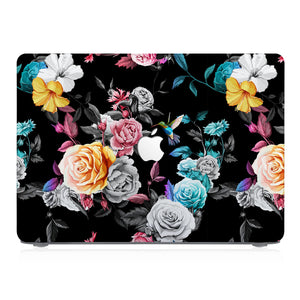 This lightweight, slim hardshell with Black Flower design is easy to install and fits closely to protect against scratches
