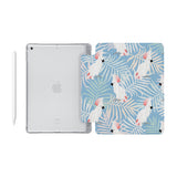 iPad SeeThru Casd with Bird Design Fully compatible with the Apple Pencil