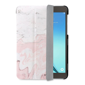 auto on off function of Personalized Samsung Galaxy Tab Case with Pink Marble design - swap