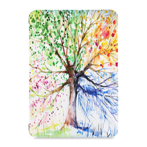 the front view of Personalized Samsung Galaxy Tab Case with Watercolor Flower design