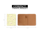 compact size of personalized RFID blocking passport travel wallet with Forest Baby design