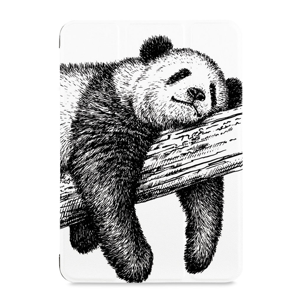 the front view of Personalized Samsung Galaxy Tab Case with Cute Animal design