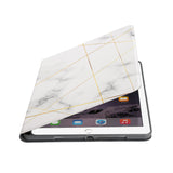Auto wake and sleep function of the personalized iPad folio case with Marble 2020 design 