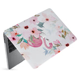 hardshell case with Flamingo design has matte finish resists scratches