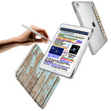 Vista Case iPad Premium Case with Wood Design has trifold folio style designed for best tablet protection with the Magnetic flap to keep the folio closed.