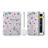 Vista Case iPad Premium Case with Flat Flower 2 Design perfect fit for easy and comfortable use. Durable & solid frame protecting the tablet from drop and bump.