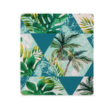 the Front View of Personalized Kindle Oasis Case with Tropical Leaves design - swap