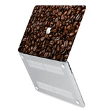 hardshell case with Coffee design has rubberized feet that keeps your MacBook from sliding on smooth surfaces