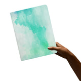 Designed to be the lightest weight of  personalized iPad folio case with Abstract Watercolor Splash design