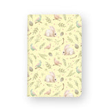 front view of personalized RFID blocking passport travel wallet with Forest Baby design