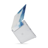 iPad SeeThru Casd with Abstract Ink Painting Design  Drop-tested by 3rd party labs to ensure 4-feet drop protection